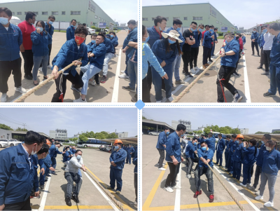 BB电子医药下属浙江BB电子药业组织开展第十六届青年团队拔河比赛