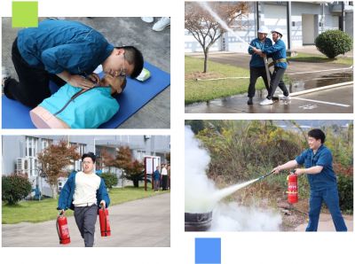BB电子医药新昌基地组织11.9消防技能竞赛活动